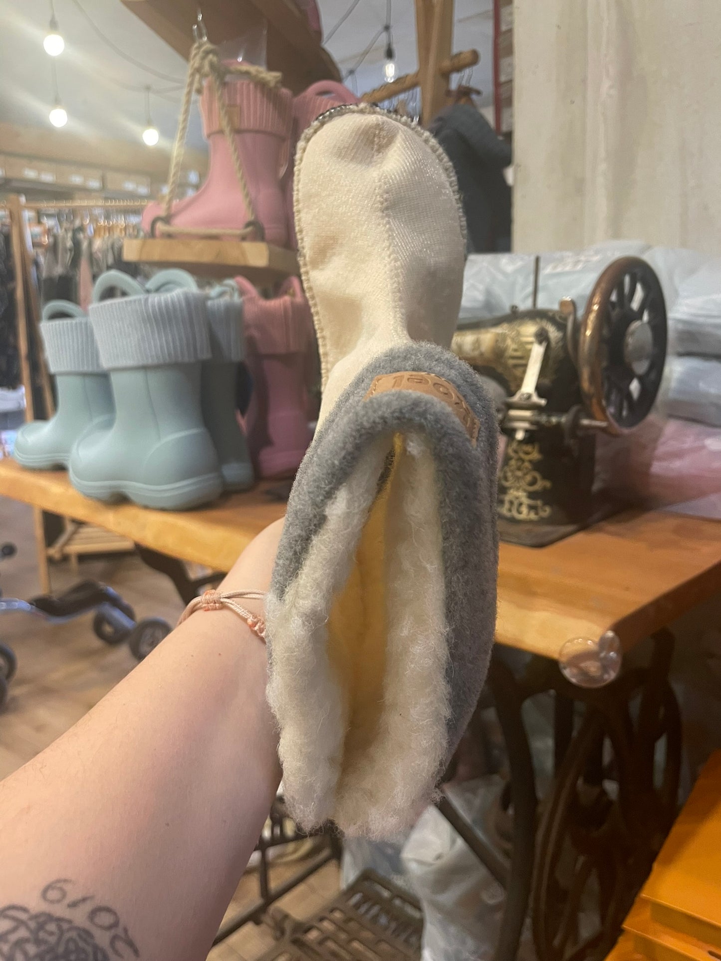 Koel wellie bare sock