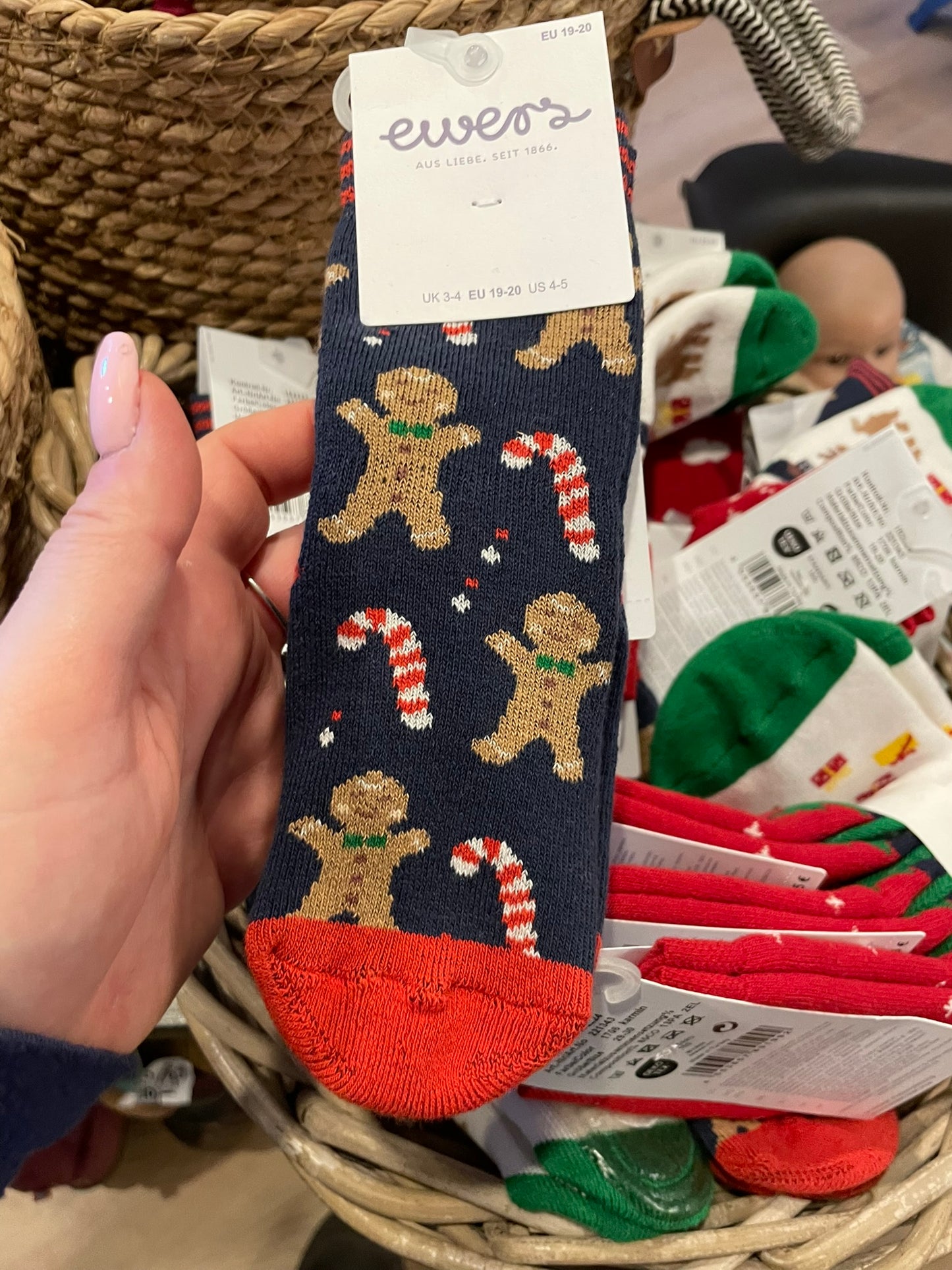 Ewers SoftStep Socken - wärmere Variante (Weihnachtsmotive)